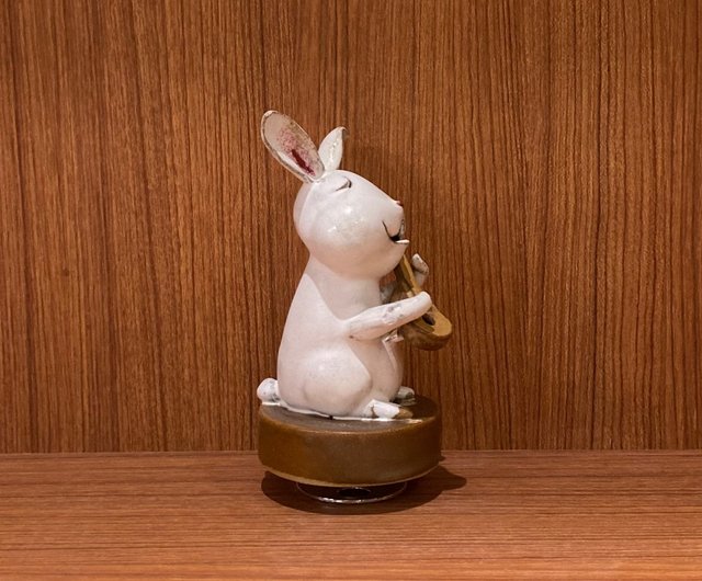 N131ホワイトハウスの干支マスコットオルゴール（うさぎ） - ショップ