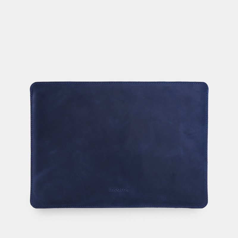MacBook Air / Pro 專用皮革筆電保護套 – 藍色日常使用款 - 電腦包/筆電包 - 真皮 藍色