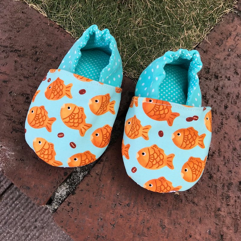 Red Bean Squid Burning - Toddler Shoes - Baby Shoes - Cotton & Hemp Multicolor