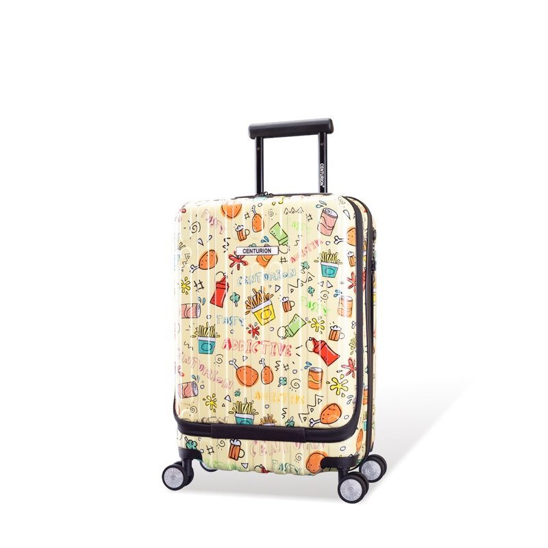 [CENTURION] 20-inch first class front-loading suitcase Foodie suitcase - Luggage & Luggage Covers - Other Materials 