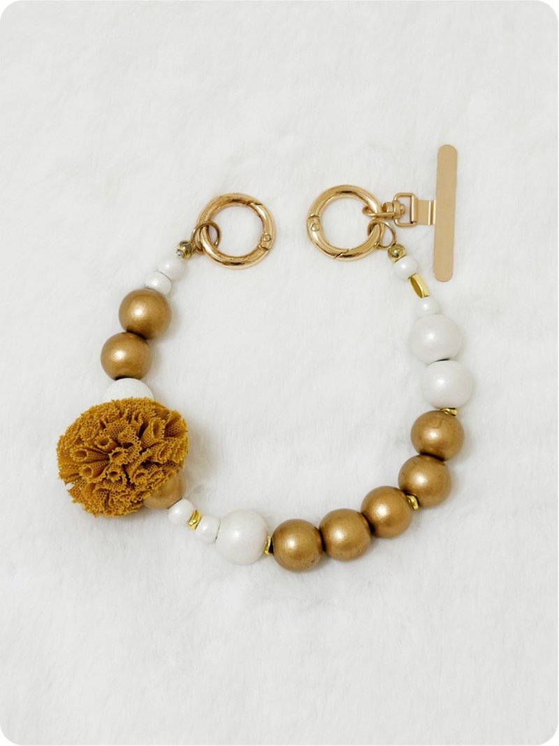 招財泡泡 長鍊組 - 手機配件 - 木頭 