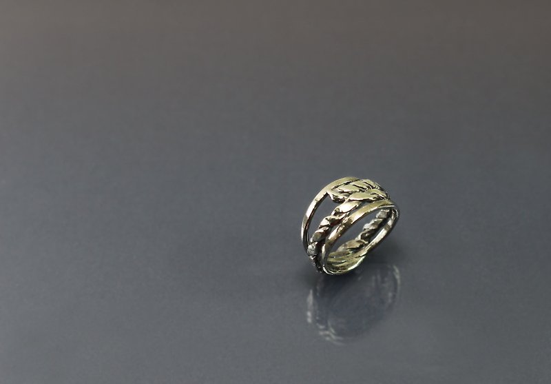 Line Series-Twist Braided 925 Silver - General Rings - Sterling Silver Gold