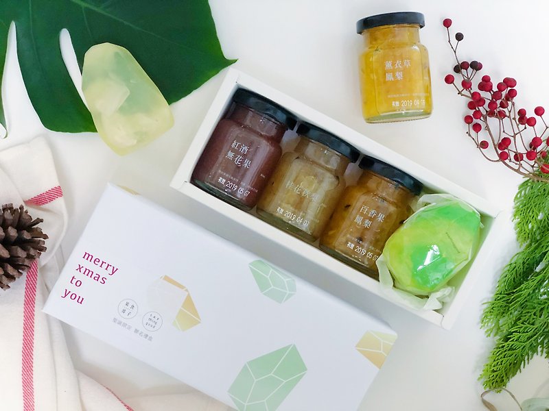 [Limited Joint Name] Jam × Fruity Gem Soap Gift Box - Jams & Spreads - Fresh Ingredients White