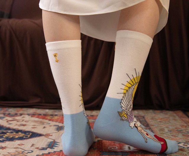 恋人アダムとイブ】タロットカードコラボチューブソックス I