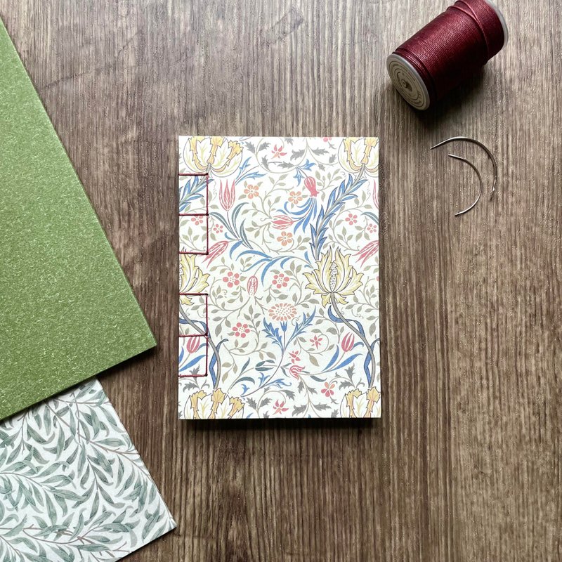 Handmade note book A6 - Coptic Binding - handmade book - Notebooks & Journals - Paper Multicolor