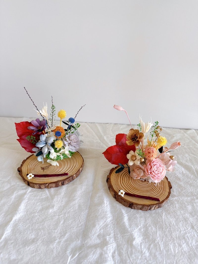 2025【原木永生花名片座/相片架】花藝體驗課 - 植栽/花藝 - 植物．花 
