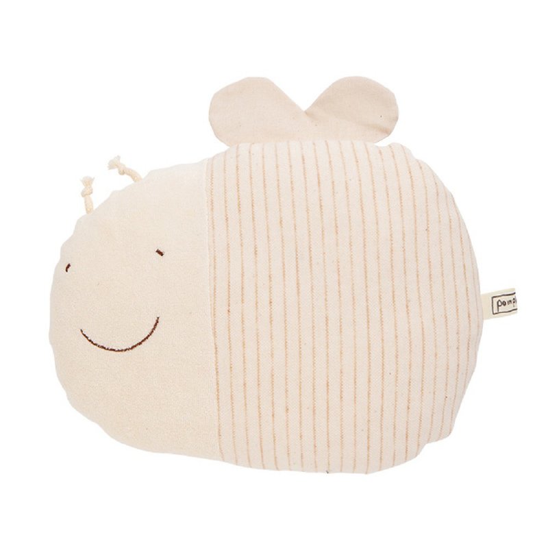 Y-1196 みつばちの抱っこまくら 100%オーガニックコットン pillow Bees 日本製 - 嬰兒手鍊/飾品 - 棉．麻 白色