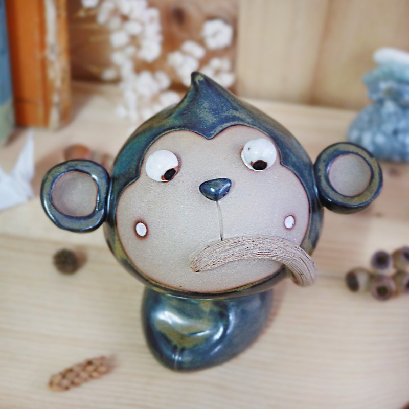 四勿猴 - 勿言 - 擺飾/家飾品 - 陶 