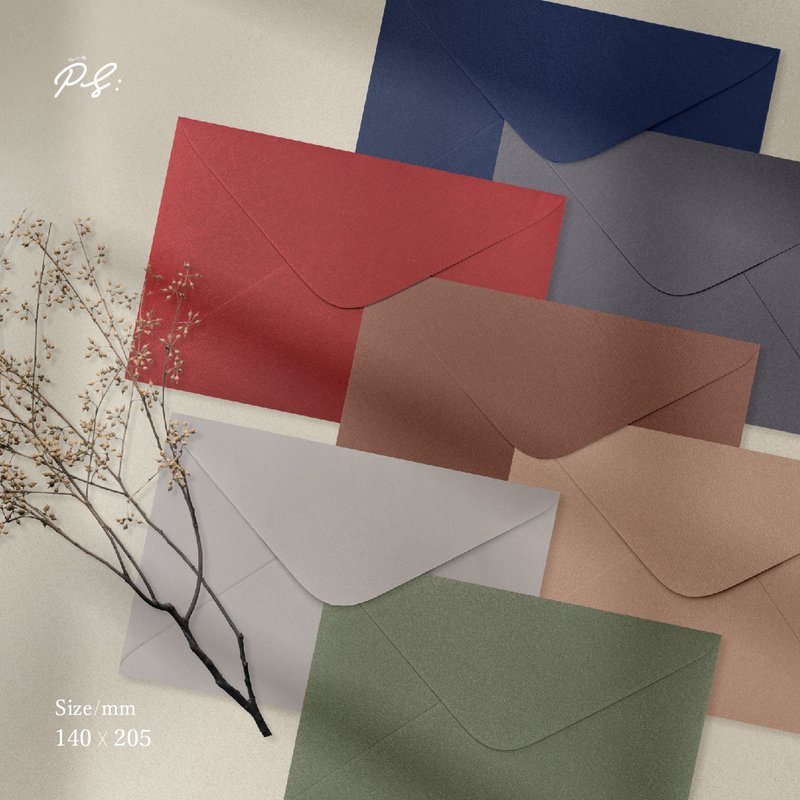 The Beauty of Wabi-Sabi Japanese Envelope Wedding Invitation Envelopes 25pcs - ซองจดหมาย - กระดาษ หลากหลายสี