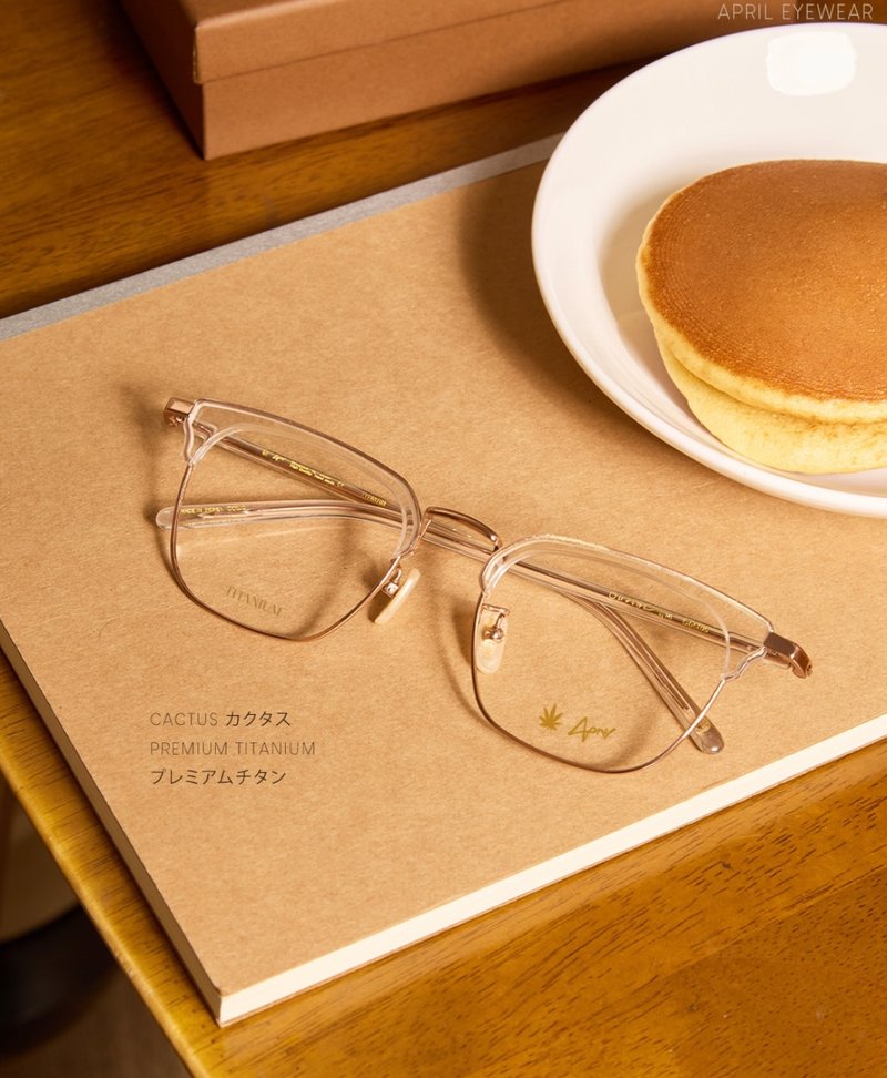 AP Classic Design 5 color shades: Acetate&Titanium Combination - 眼鏡/鏡框 - 其他材質 咖啡色