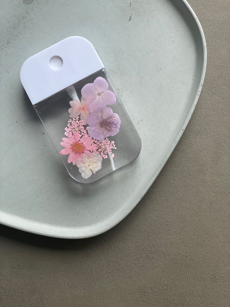 【DIY押花噴霧瓶－淨花款現貨】消毒瓶 防疫用品 - 居家收納/收納盒/儲物盒 - 塑膠 