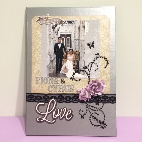 Elegant Wedding Scrapbook Album 