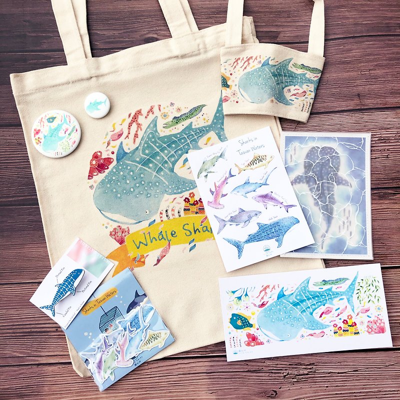 Fish Seven Whale Shark Party Christmas Gift Box Exchange Gifts - การ์ด/โปสการ์ด - กระดาษ 