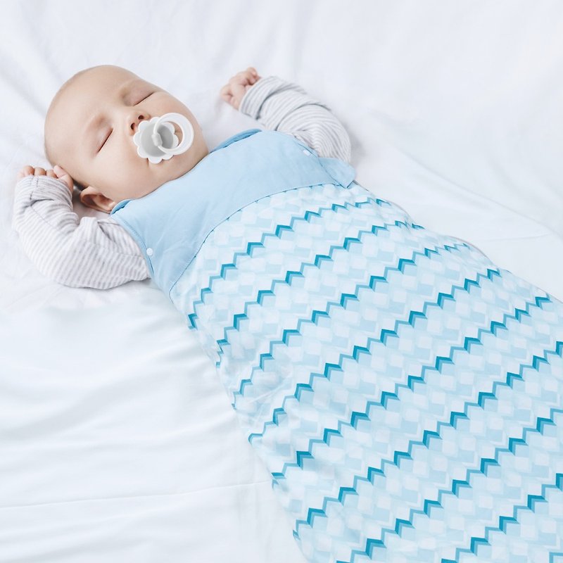 防踢被-嬰兒防踢被睡袋-naforye 拉孚兒 - 嬰兒床/床圍/寢具 - 棉．麻 藍色