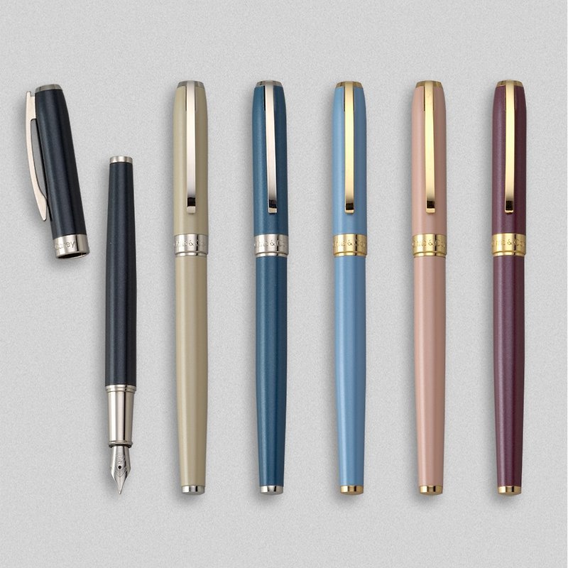 [Customized Gift] [Chris&Carey] Essence Pen #6 available in 6 colors - ปากกาหมึกซึม - โลหะ 