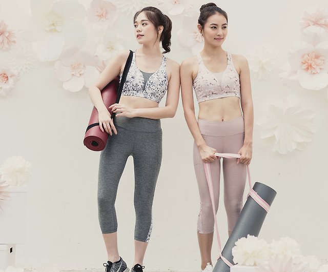 Floret Bra - Day Bloom - Shop Wakingbee Women's Sportswear Tops - Pinkoi