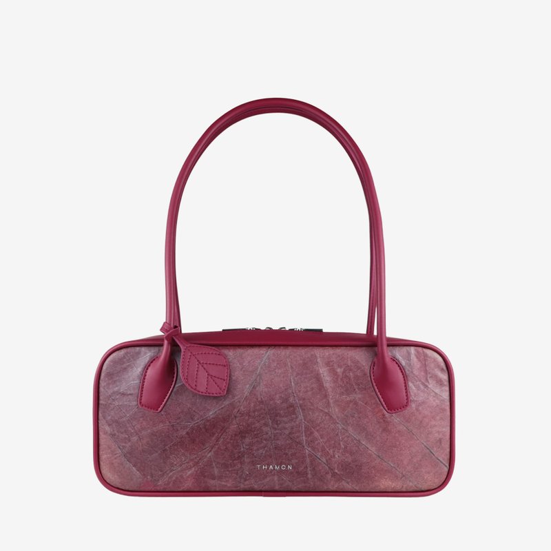 Craugette Bag - Red Wine - 手提包/手提袋 - 植物．花 紅色