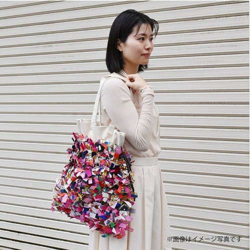 JANIS TOTE BAG (M) ナチュラル - ショップ Chicolatte トート