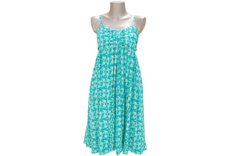 Beach style! Pedicel ribbon dress <Green> - One Piece Dresses - Other Materials Green