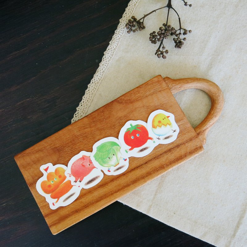 All members are escaping / waterproof sticker - Stickers - Paper White