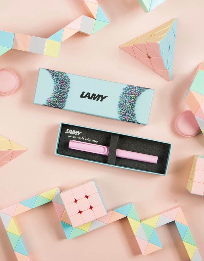 【雷雕刻字】 LAMY 鋼珠筆 / safari 系列 - 限量2023- 春日粉 - 鋼珠筆 - 塑膠 粉紅色