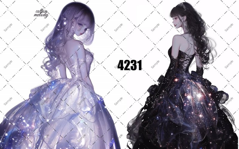 original sticker no.4231 人物ステッカー オリジナルステッカー オリジナル人物ステッカー 装飾ステッカー cotton melody - 貼紙 - 紙 