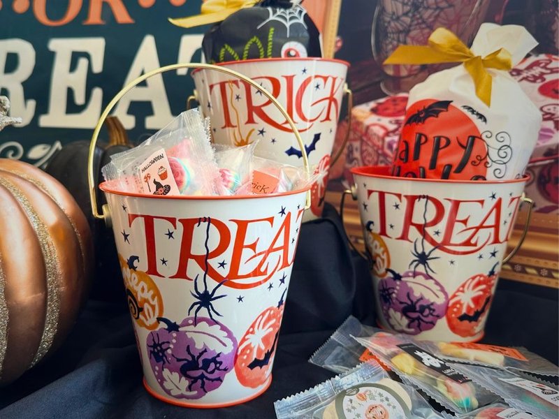 [British Candy House] Emma | Halloween Candy Basket - ขนมคบเคี้ยว - วัสดุอื่นๆ ขาว