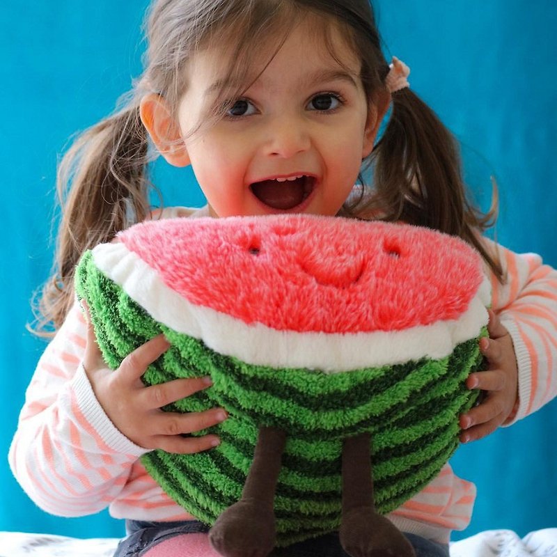 Jellycat Amuseable Watermelon - ตุ๊กตา - เส้นใยสังเคราะห์ สีแดง
