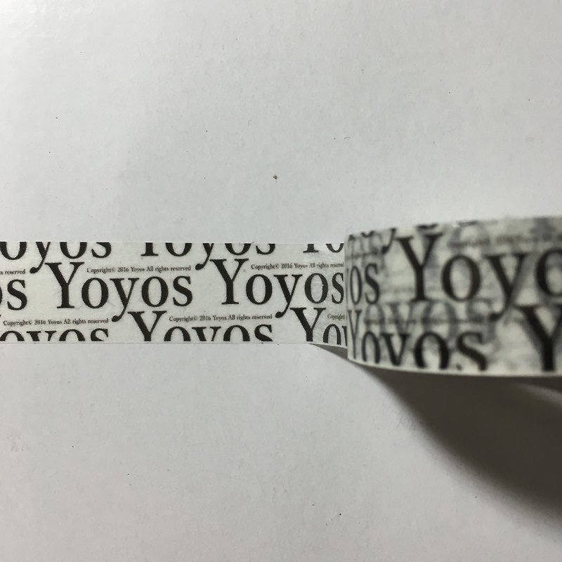 YoyosLogo /// Brand paper tape - มาสกิ้งเทป - กระดาษ 