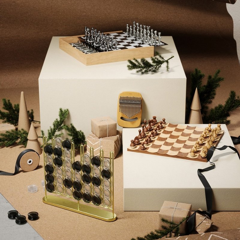 【Umbra】Buddy小人西洋棋套組 - 擺飾/家飾品 - 其他金屬 多色