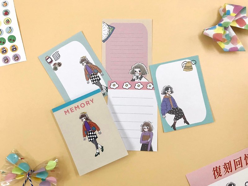 Notepad-Replica Girl - กระดาษโน้ต - กระดาษ 