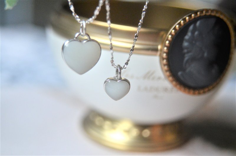 [Pre-order at the end of December] mini me - 925 Silver love breast milk jewelry - สร้อยคอ - เงิน สึชมพู