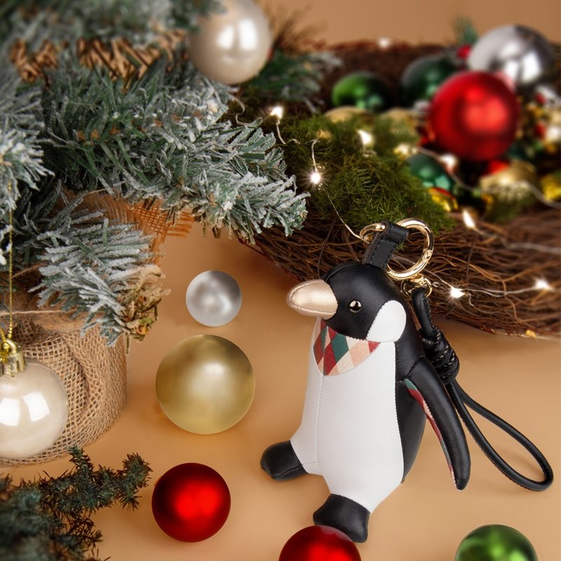 【聖誕吊飾】企鵝 Penguin 質感掛飾 | 交換禮物 生日禮物 北歐 - 吊飾/掛飾 - 人造皮革 多色
