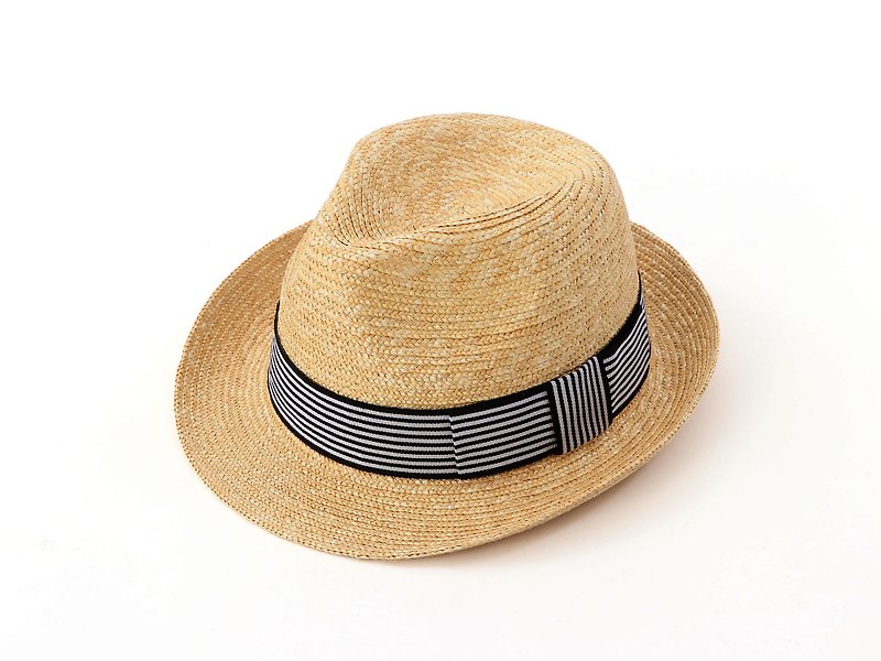 Fedora Unisex Straw Hat Jean - Hats & Caps - Other Materials Khaki