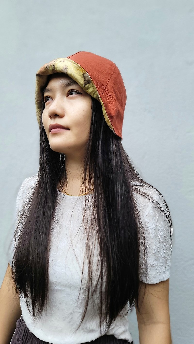 台灣綠工藝認證  善意之帽－花鐘帽 別緻 俏麗又特別 - 帽子 - 棉．麻 