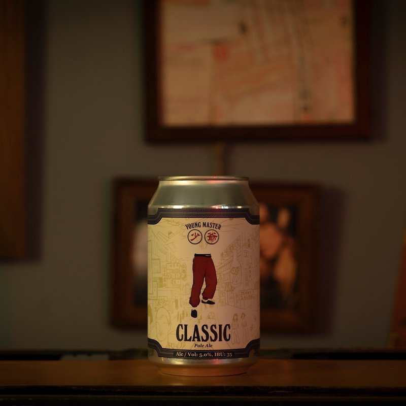 【香港ヤングマスタービール】クラシックペールエール330ml缶x4 - お酒 - 金属 