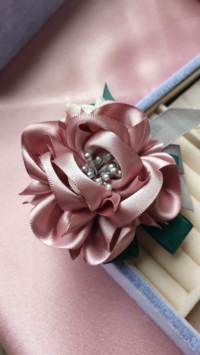 [Customized gift] [Christmas gift box] exquisite hand-made / French romantic lace hair accessories - เครื่องประดับผม - เส้นใยสังเคราะห์ 