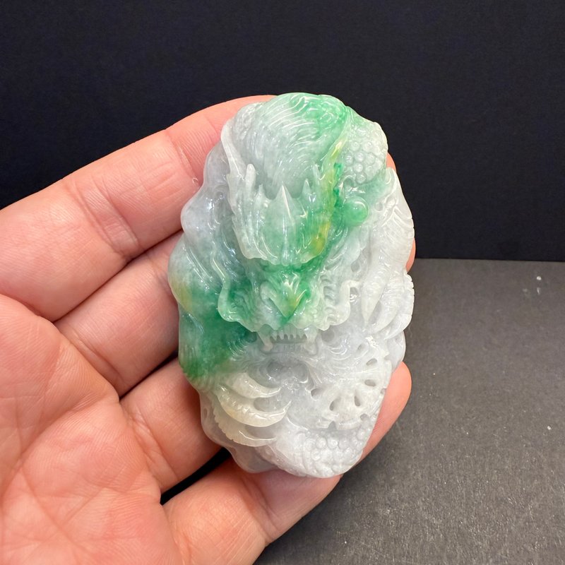 瀚玉珠寶.玉龍藏勢 龍牌 翡翠 - 其他 - 玉石 