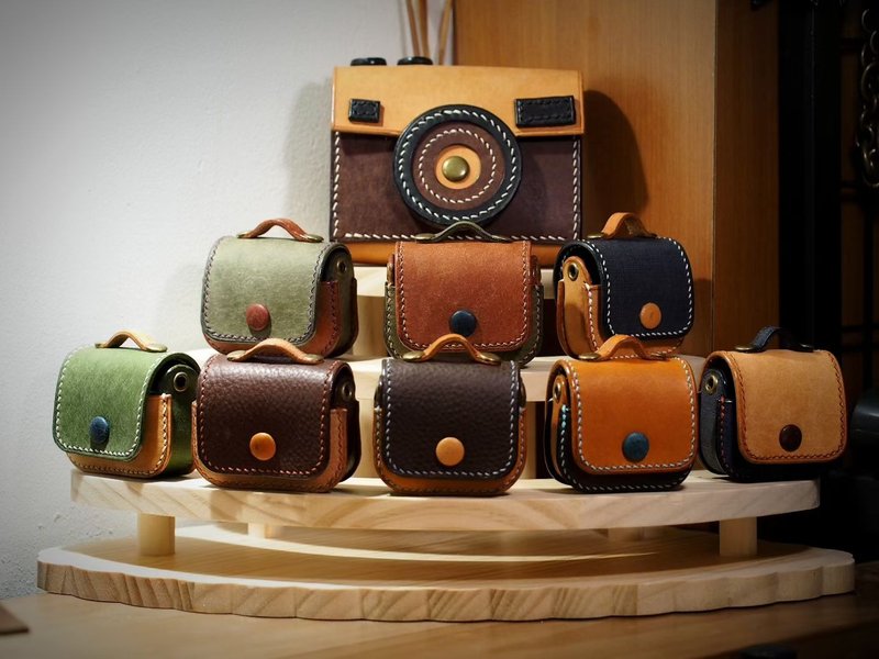 手工皮革-AirPods耳機套 1-pro - AirPods/耳機保護套 - 真皮 