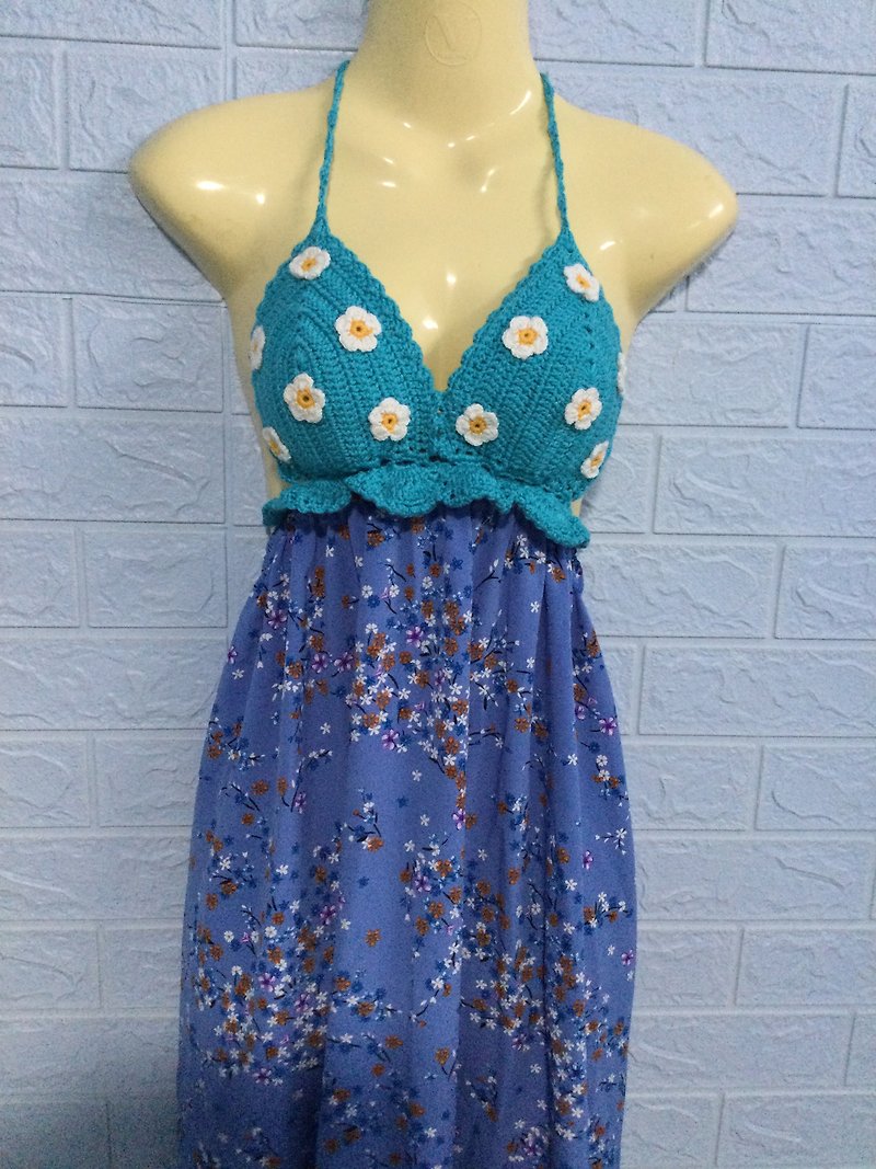 Crochet dress for women bikini size M - 洋裝/連身裙 - 其他材質 