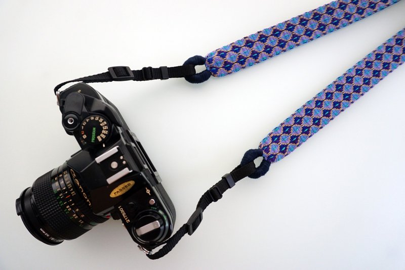 Camera strap bilateral wide hole mobile phone cross strap - Camera Straps & Stands - Cotton & Hemp Multicolor