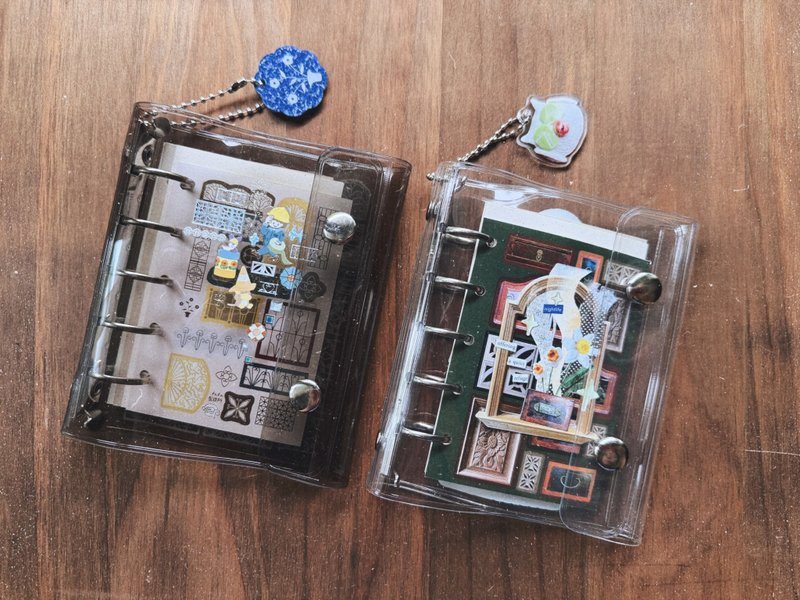 fafa M5 Binder / Newborn, Let's go for a stroll - สมุดบันทึก/สมุดปฏิทิน - พลาสติก หลากหลายสี