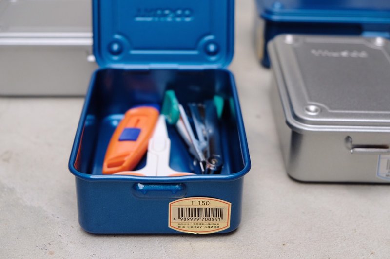 Trusco flip-up storage tin box / tool box small / large two colors - อื่นๆ - โลหะ หลากหลายสี