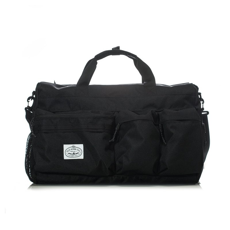 POLER BOSTON TRAVEL BAG 波士頓旅行袋/行李箱掛包/附背帶 /黑 - 側背包/斜背包 - 聚酯纖維 黑色