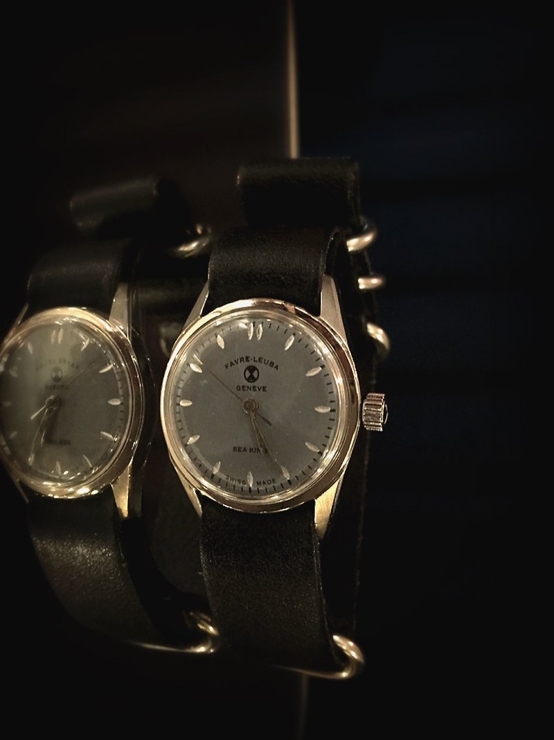(11/30前限時搶購)Favre-Leuba Watches域峰錶古董錶手上鍊機械錶 - 男錶/中性錶 - 其他金屬 灰色