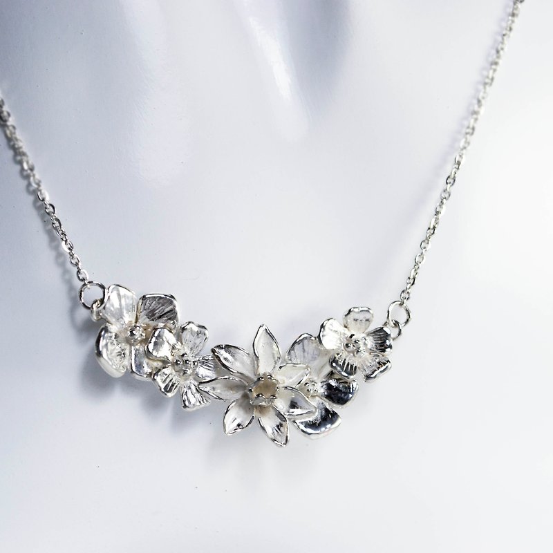 Garden necklace - Necklaces - Sterling Silver Silver