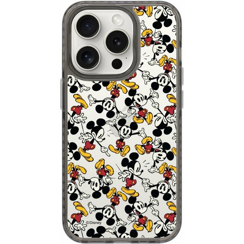 迪士尼米奇老鼠 iPhone16 Samsung S25 氣墊防摔/標準鏡面手機殼 - 手機殼/手機套 - 塑膠 多色