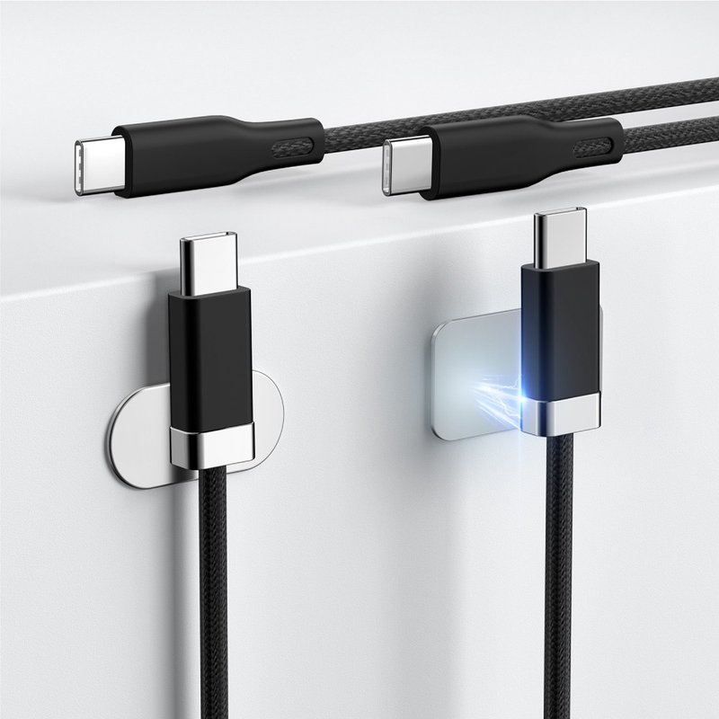 Magtame OM-MagCables Type-C to Type-C60W磁性可固定充電傳輸線 - 行動電源/充電線 - 其他材質 