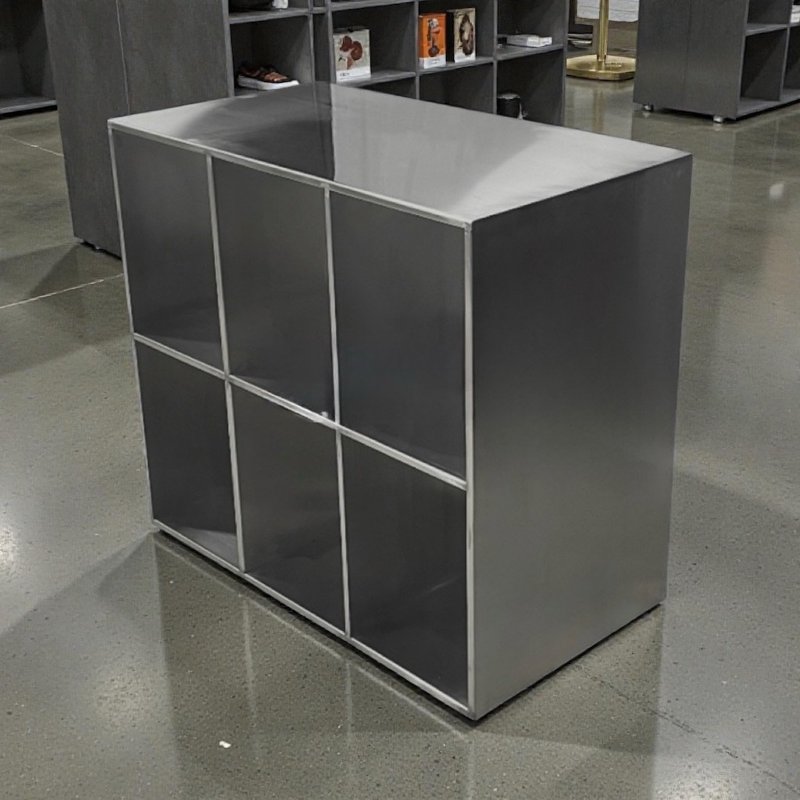 不銹鋼格子櫃 收納櫃 廚房置物架 浴室收納櫃 多層置物架 - 浴室用品 - 其他金屬 