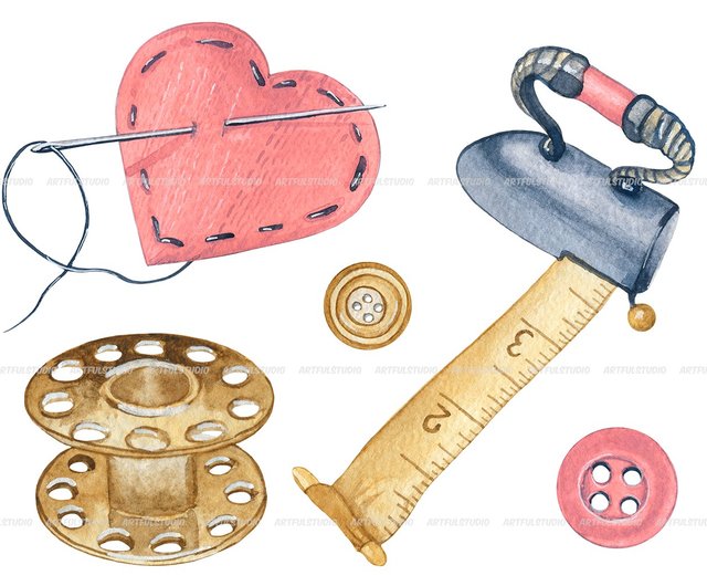 Vintage Sewing Clip Art 5358